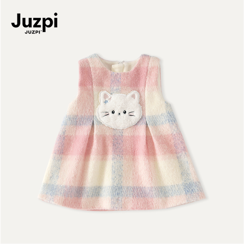 橘止皮·女童背心裙2025秋季新款韩版ins小童无袖连衣裙QQ259718