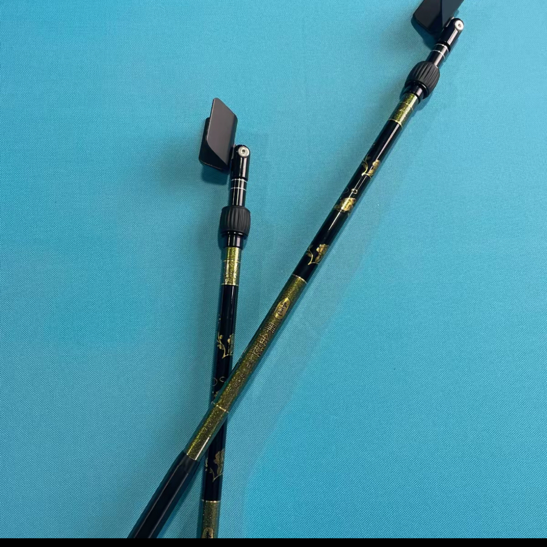 黑金极竞技支架40变80碳素超轻超硬自动回弹本色至臻