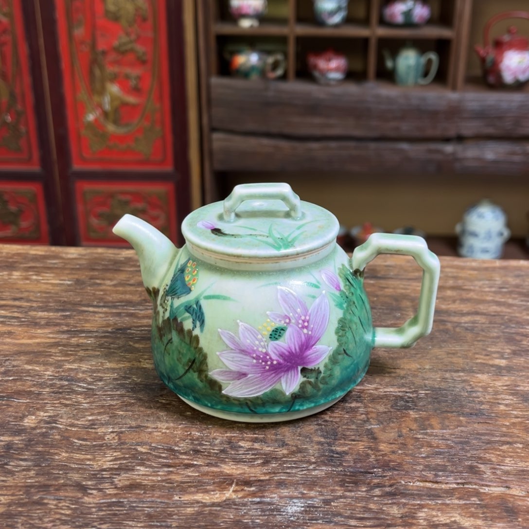 柴烧手工手绘陶瓷