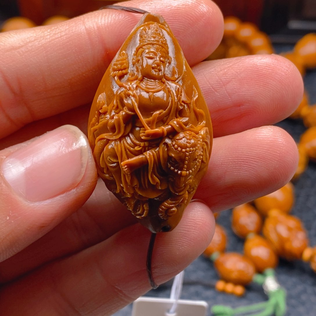 橄榄核手串/手链许忠英2.4蛇守护神～普贤菩萨
