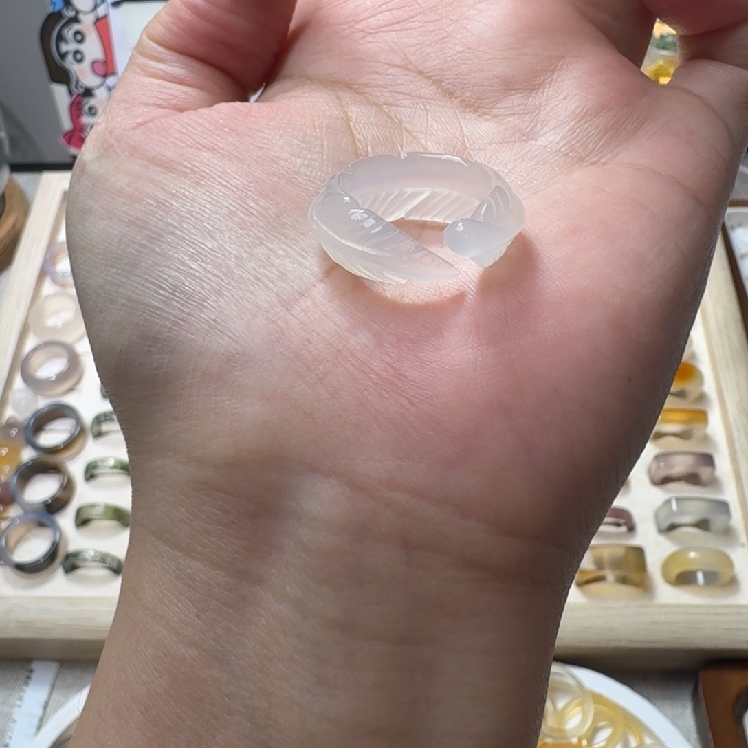 未镶嵌戒指玛瑙/玉髓818港14