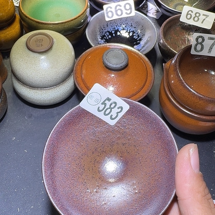 茶盏建盏瑕疵建盏