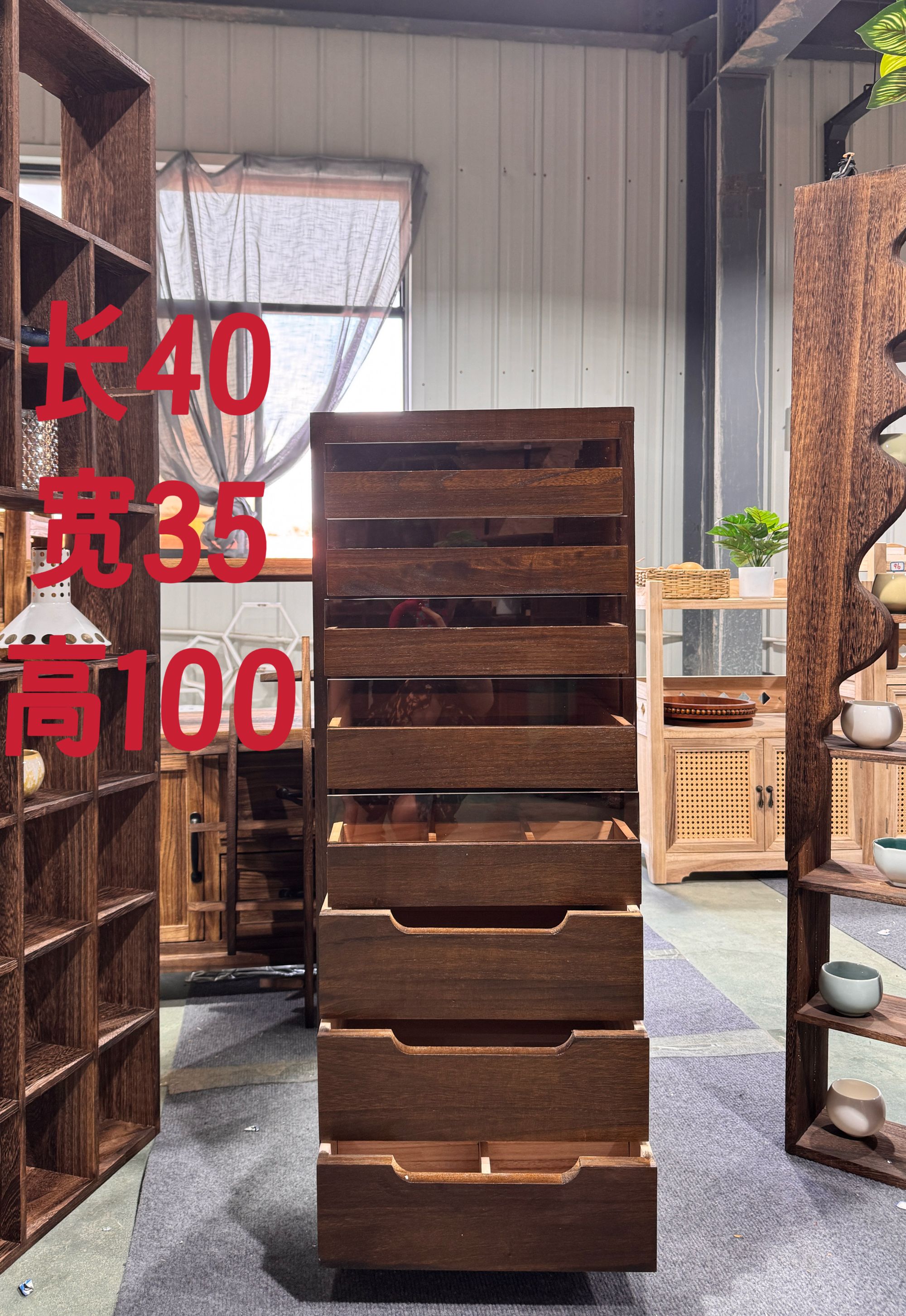 779新款实木牙科柜茶具多层收纳柜经典中式零甲醛手串珠宝收纳