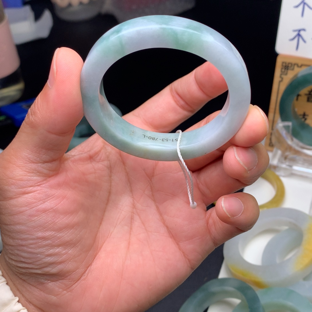 定制翡翠定制手镯未镶嵌定制手镯51-54