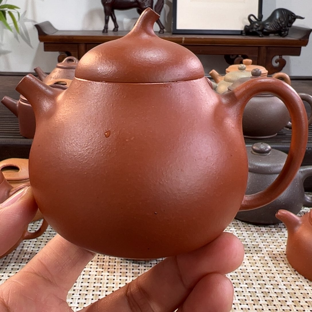 朱泥茄瓜微瑕半手容量160