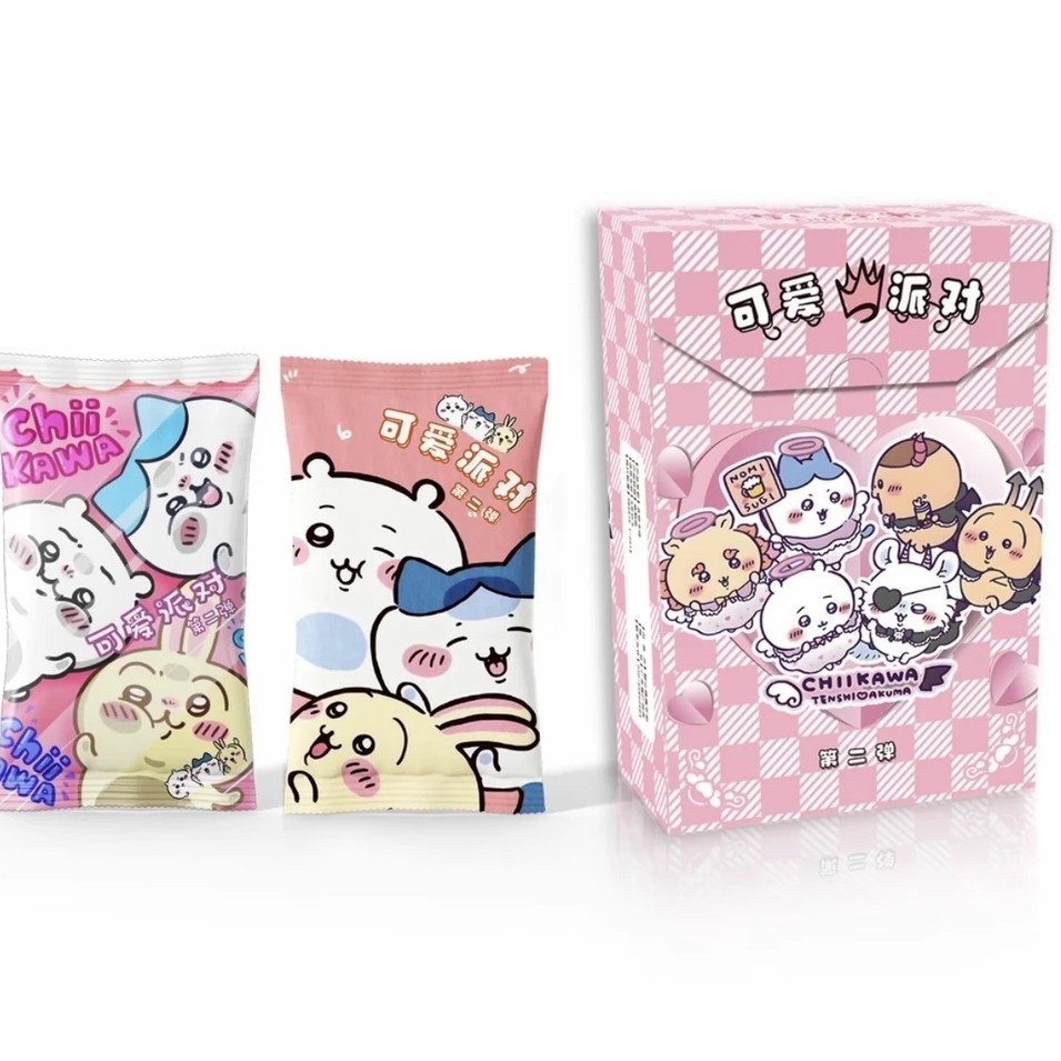 甜心萌趣 chiikawa吉伊卡哇 可爱派对 第二弹 同人二创收藏卡牌