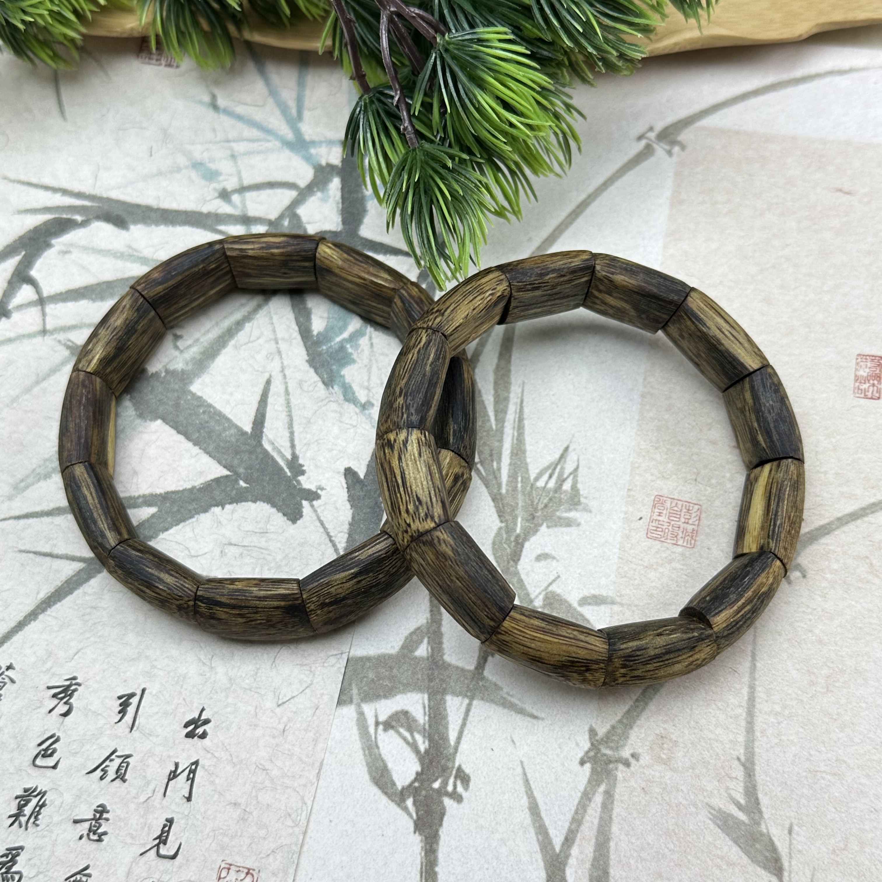 沉香YSZ23沉香手排13*18mm+多样性发其一