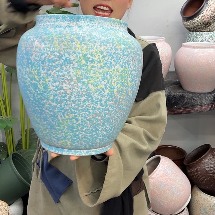 20×30 -粗陶花盆有孔-买买买