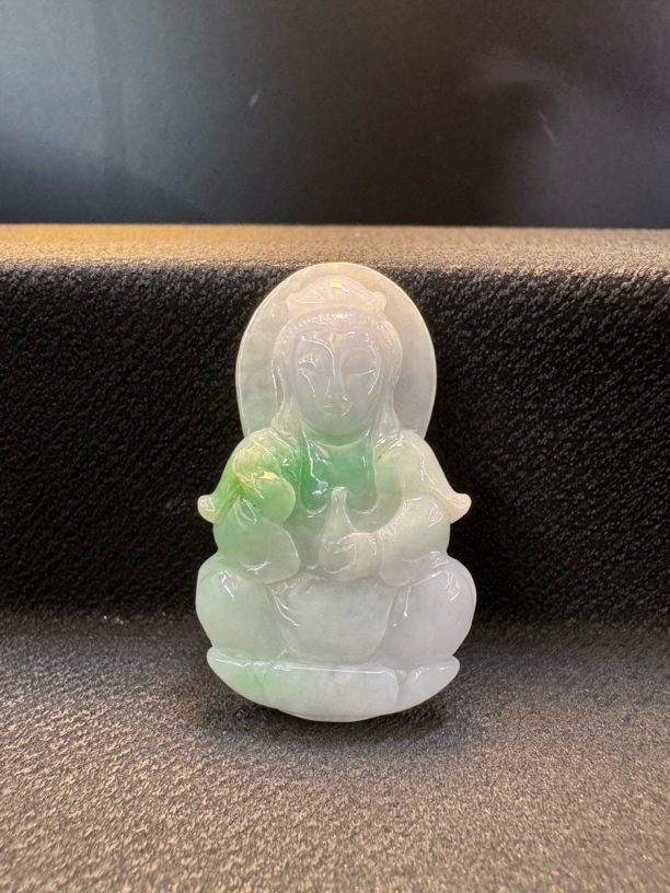 春彩观音吊坠百搭款