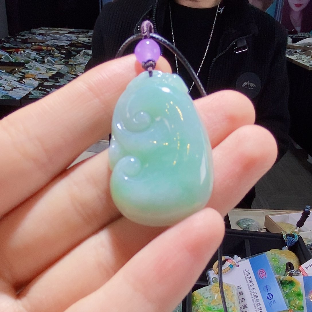 颈饰未镶嵌翡翠翡翠