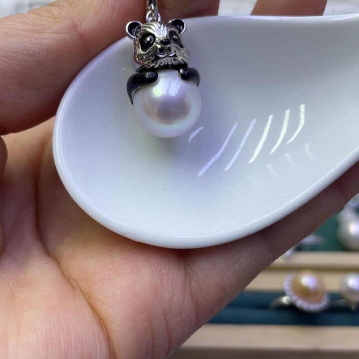 淡水珍珠吊坠(不含链)合金