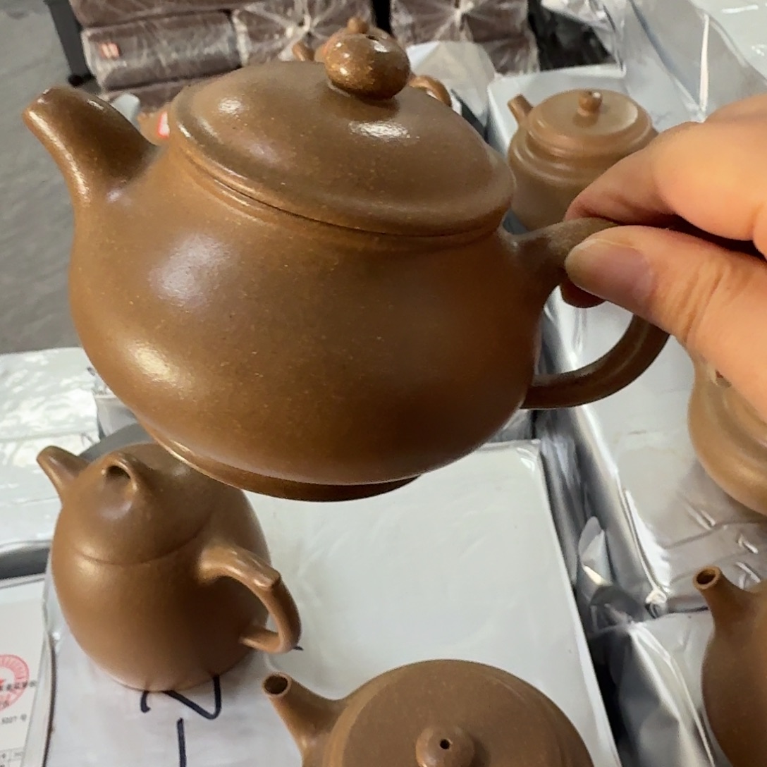 紫砂茶壶黄龙山原矿老段泥