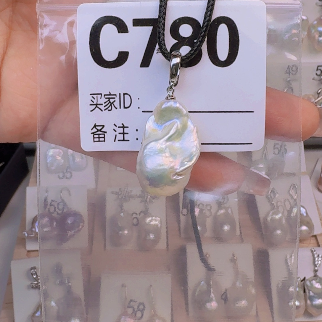 戒指淡水珍珠银S925镶嵌