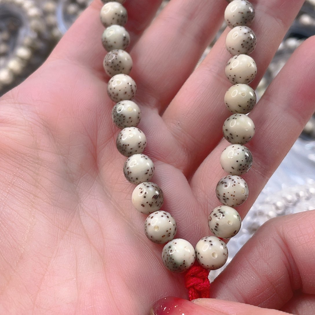 星月菩提手串冰**水石玉料圆珠手持8mm一物一图
