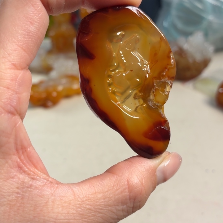 玛瑙/玉髓未镶嵌吊坠(不含链)