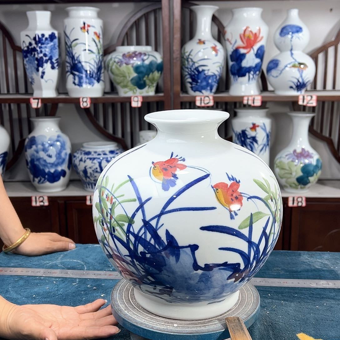 摆件景德镇陶瓷石玉