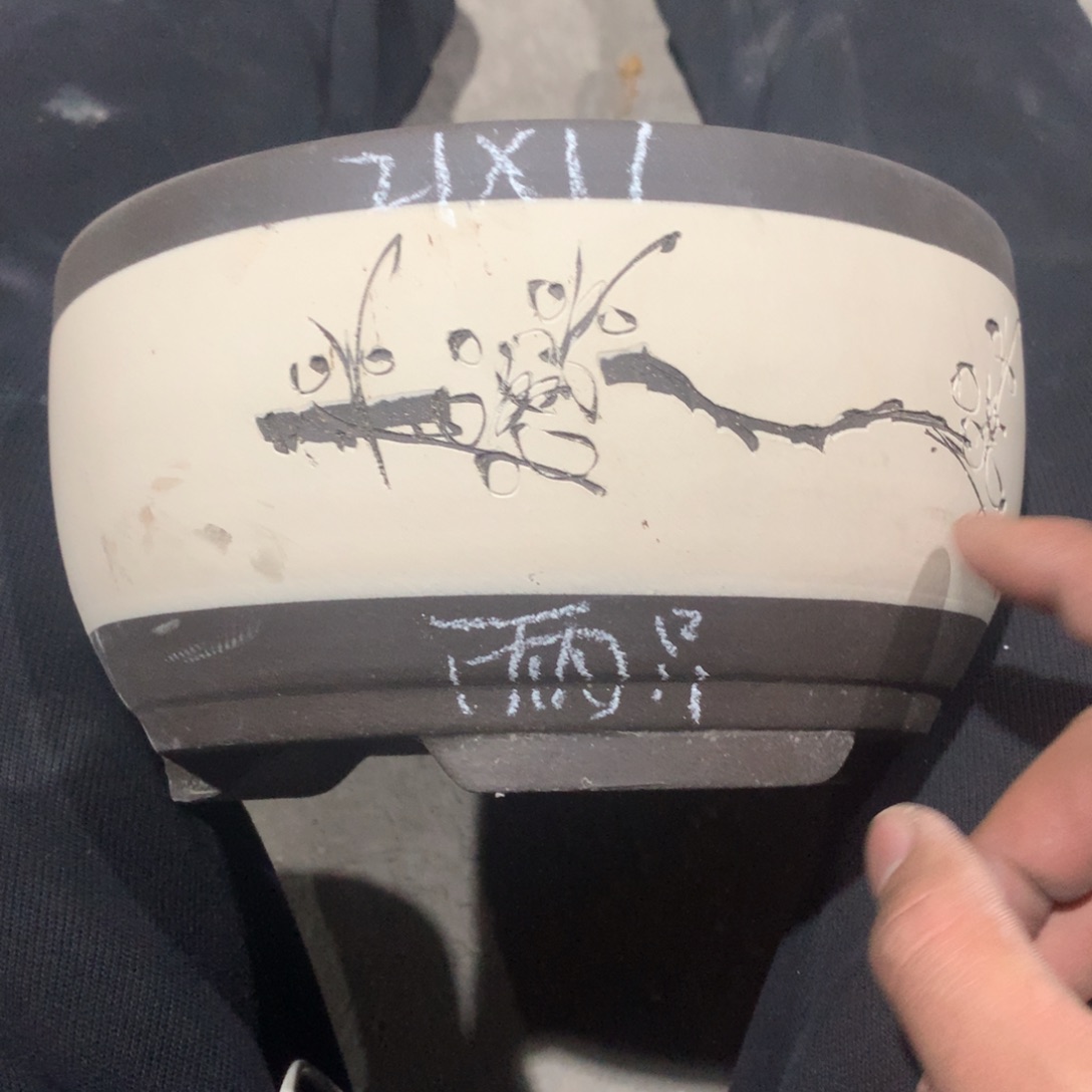 紫砂宜兴紫砂花盆，现货发