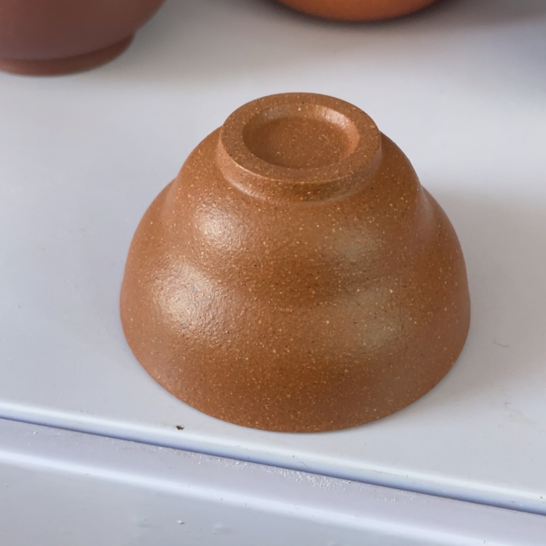 紫砂茶杯团泥福禄杯