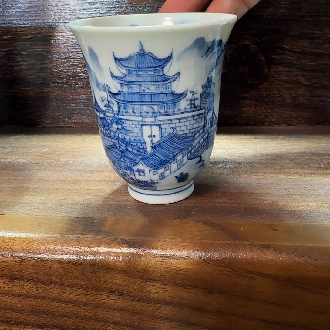 瓷片当代景德镇陶瓷手绘茶具