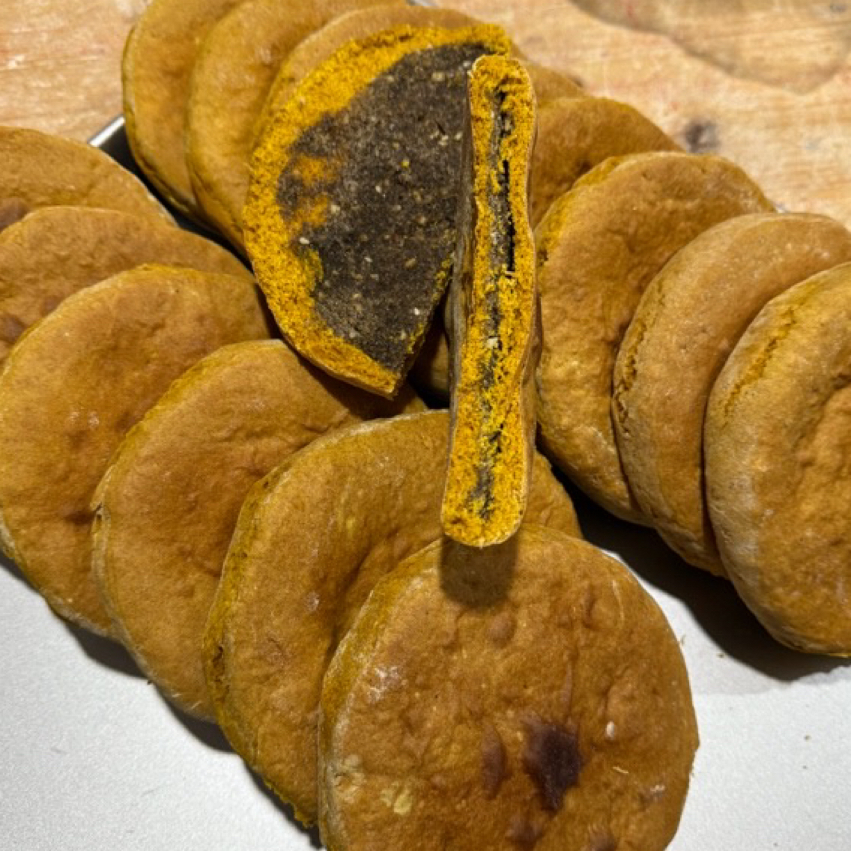 镇雄土特产纯手工农二饼红饼干，小时候的味道