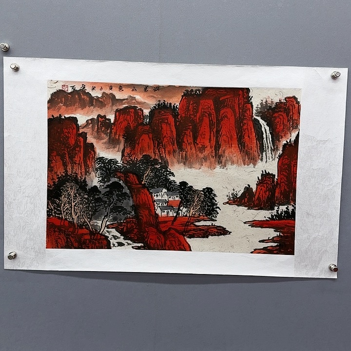 国画书法作品多次参加