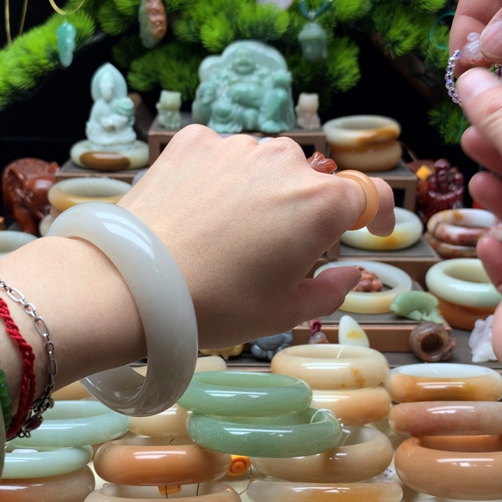 查罗石合金手镯（开口镯）58.9