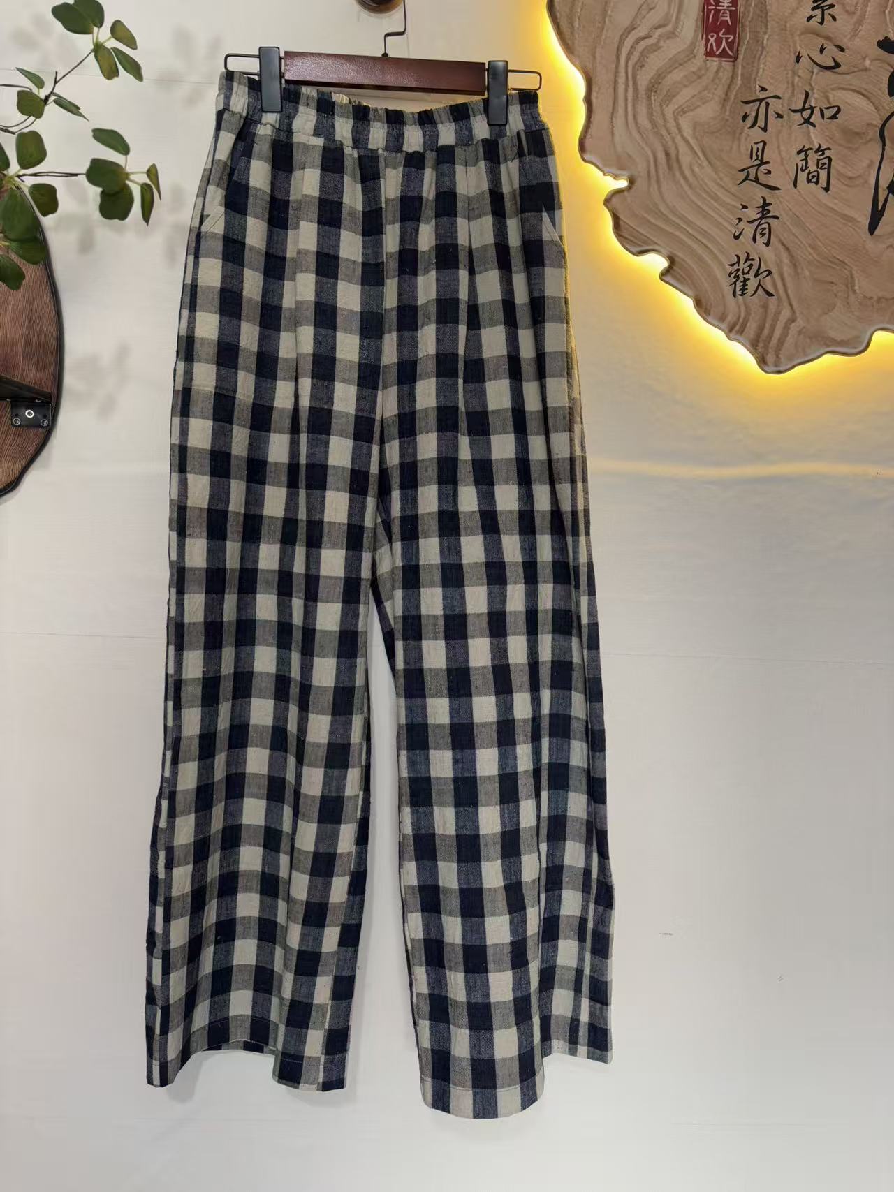 原棉  土布系裤子