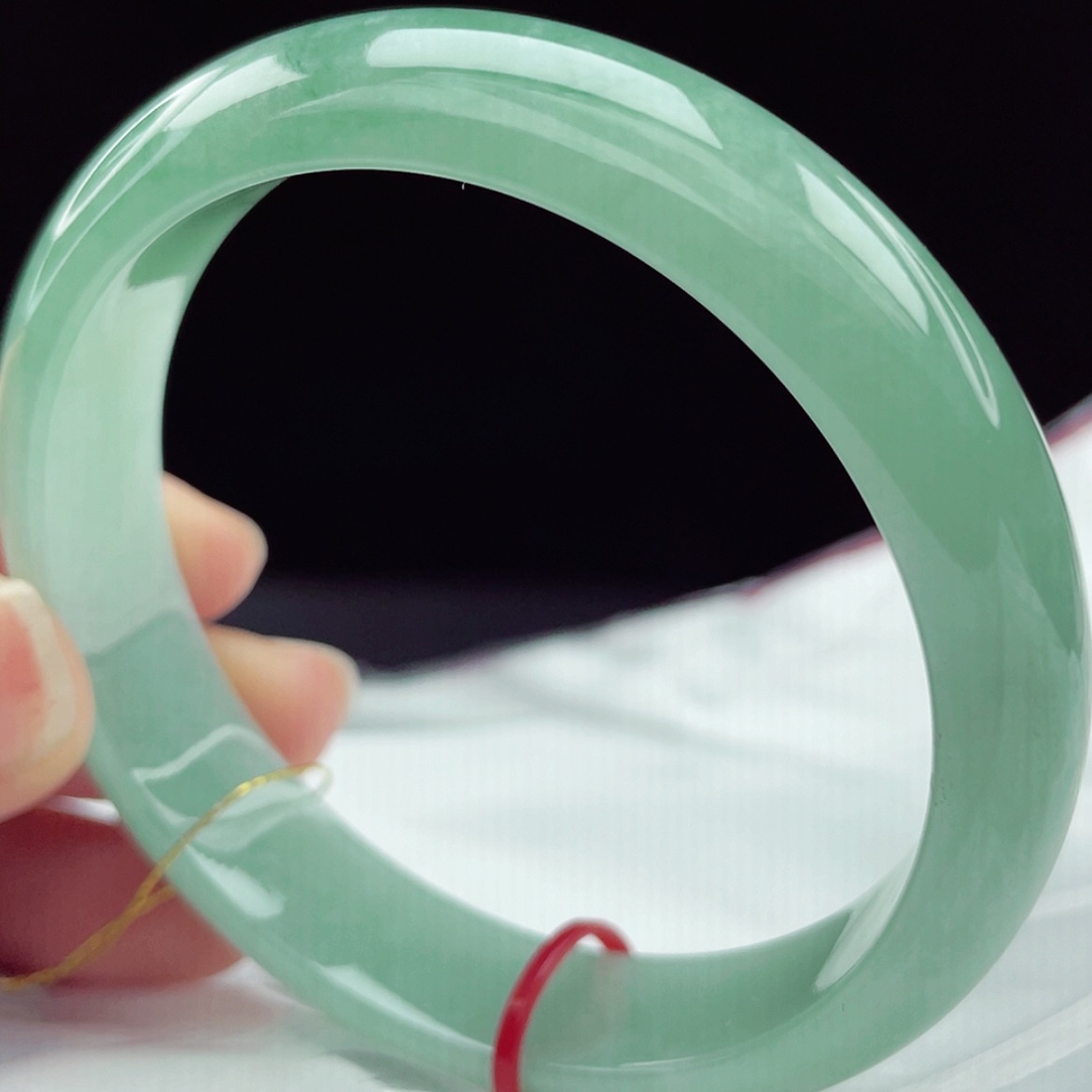 【闪购商品】未镶嵌手镯翡翠56圈124