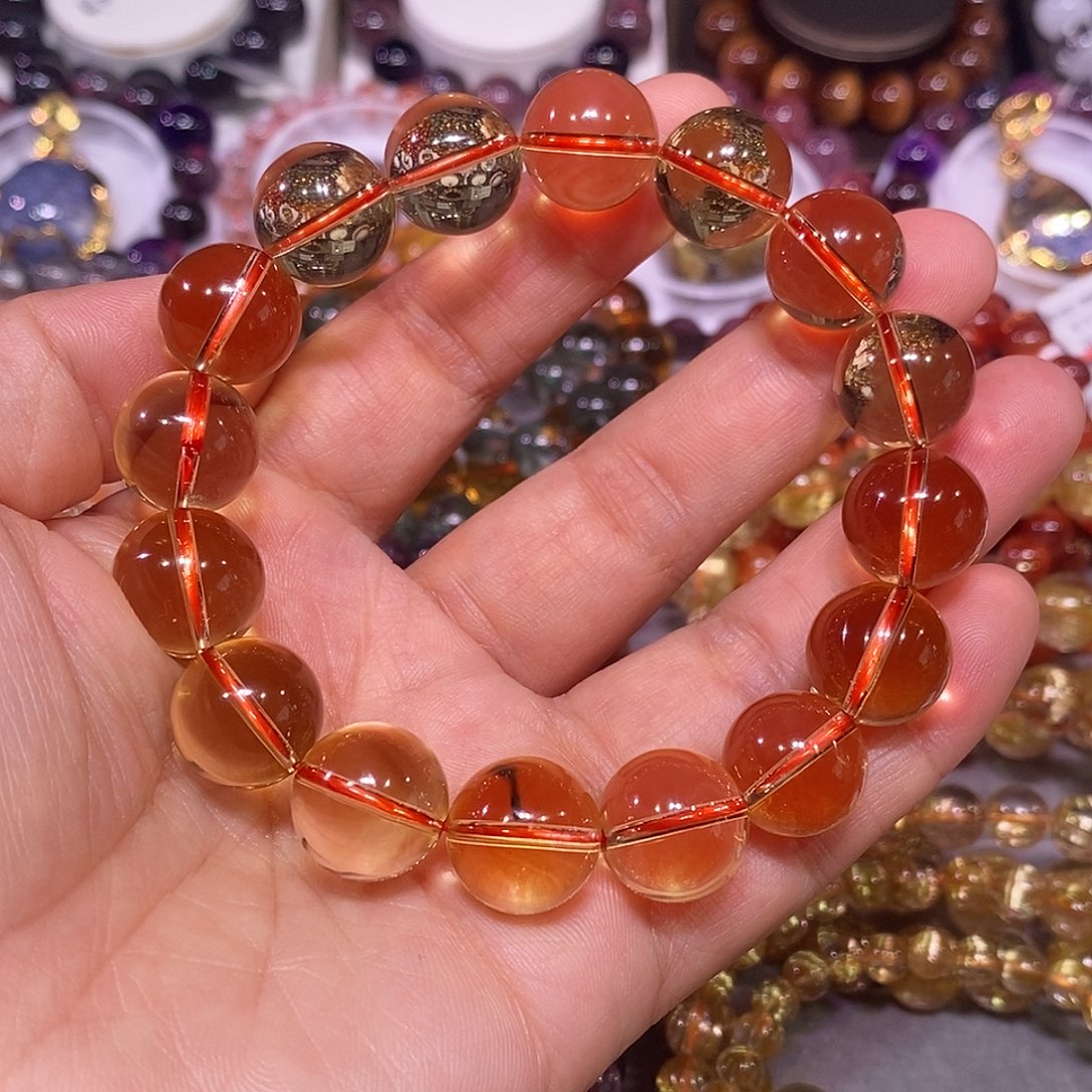 未镶嵌手链水晶黄水晶14