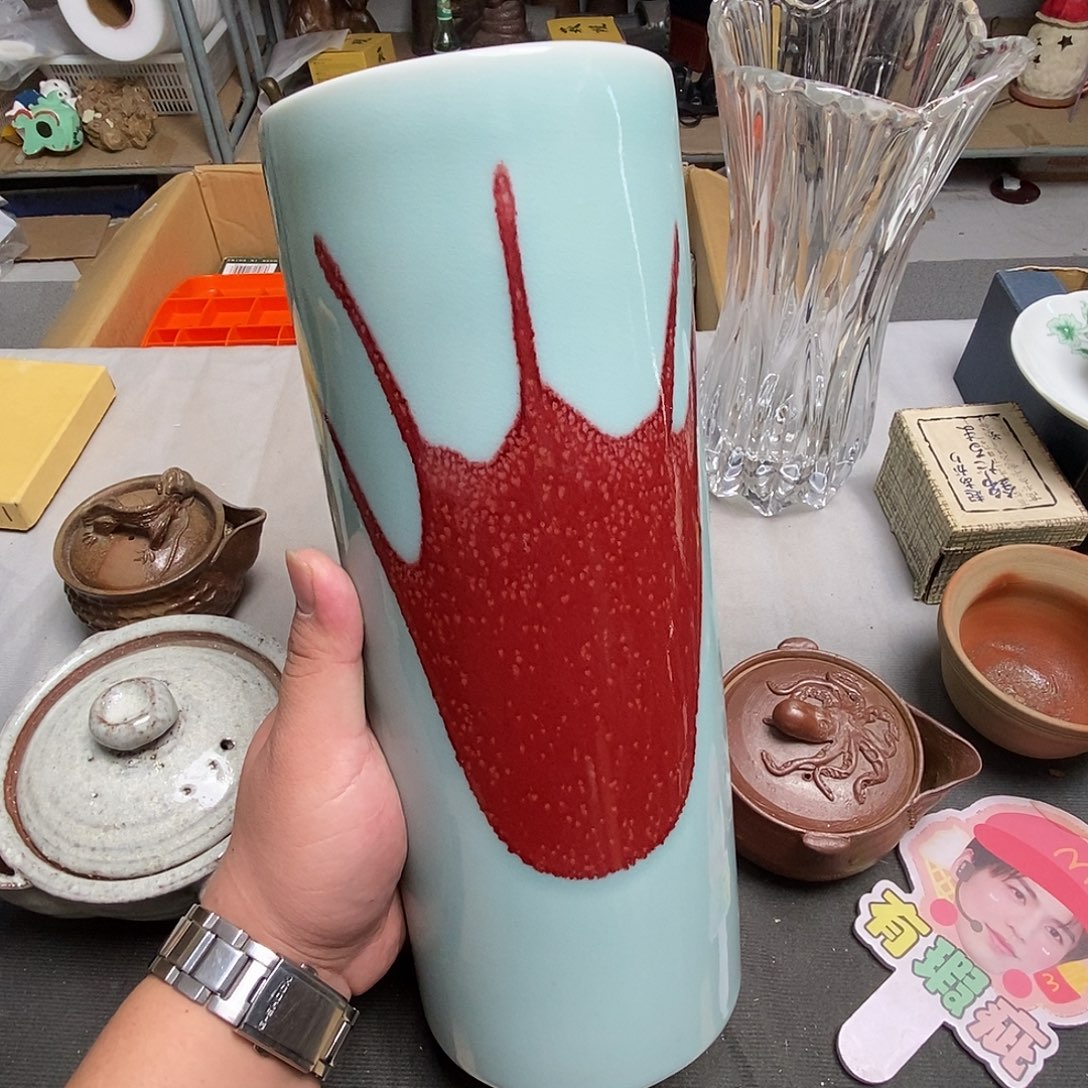 花器默认微瑕不退不换看好在拍