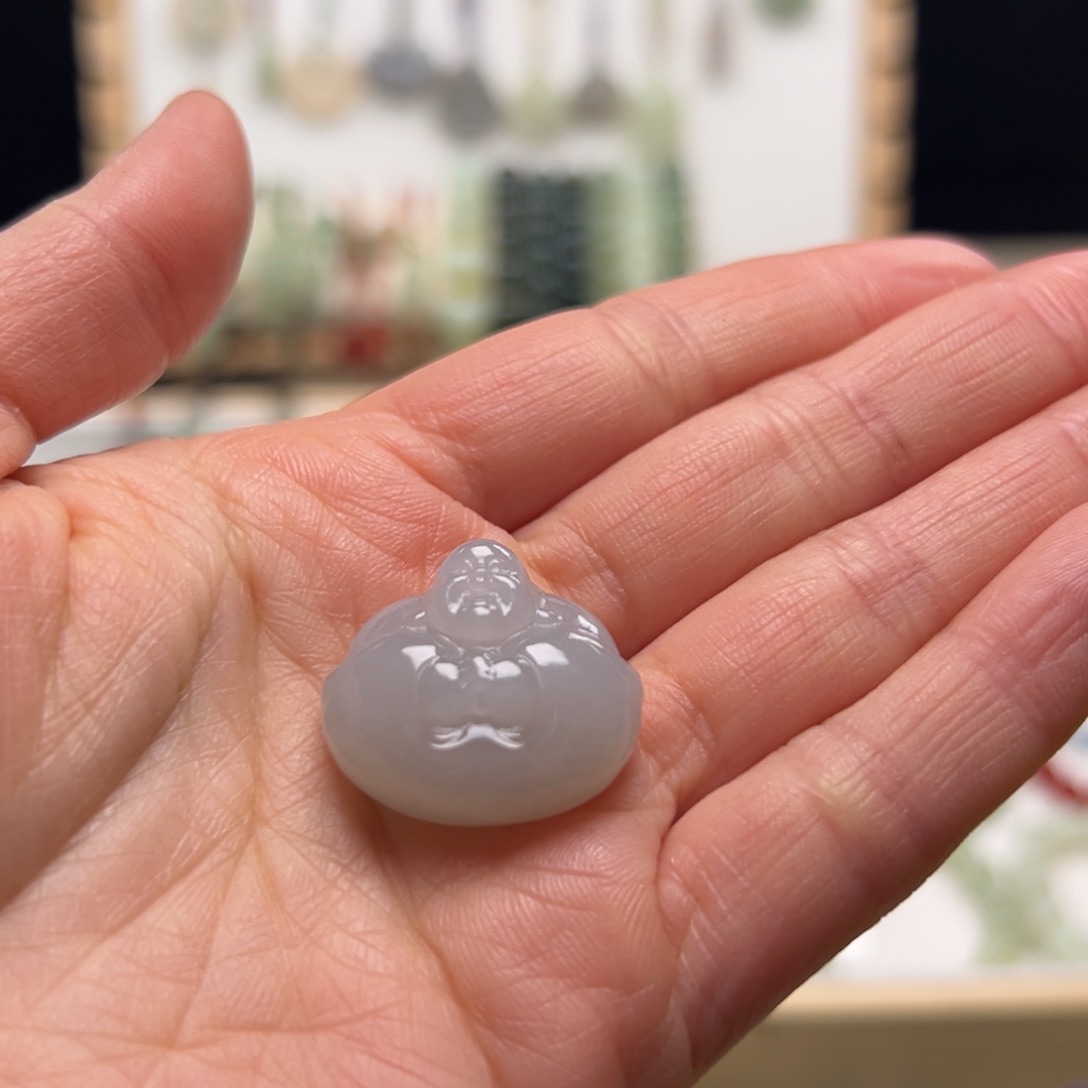 和田玉吊坠(不含链)未镶嵌佐**伊福利款