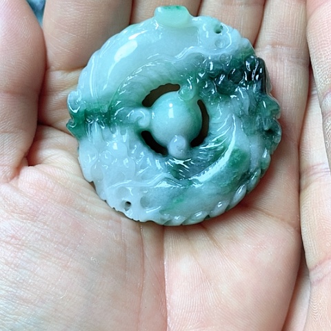 翡翠颈饰未镶嵌天然缅甸翡翠a货