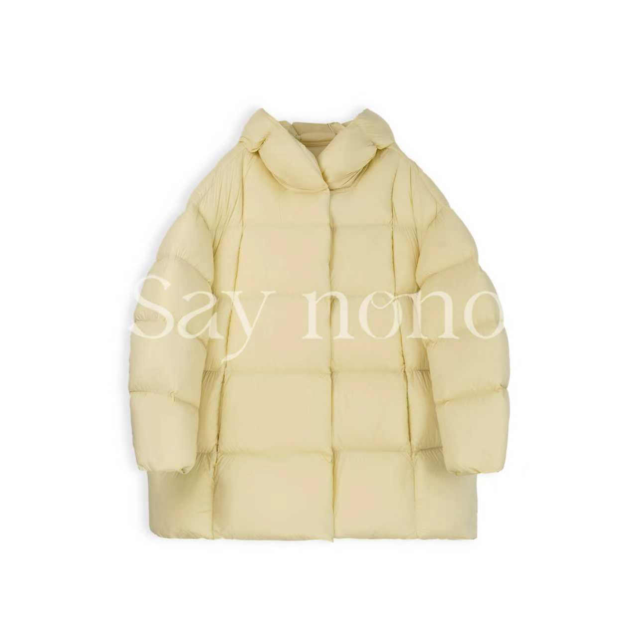 懒猫nono│Saynono  天衣无缝连帽设计休闲短款白鹅绒服 GL1132JY