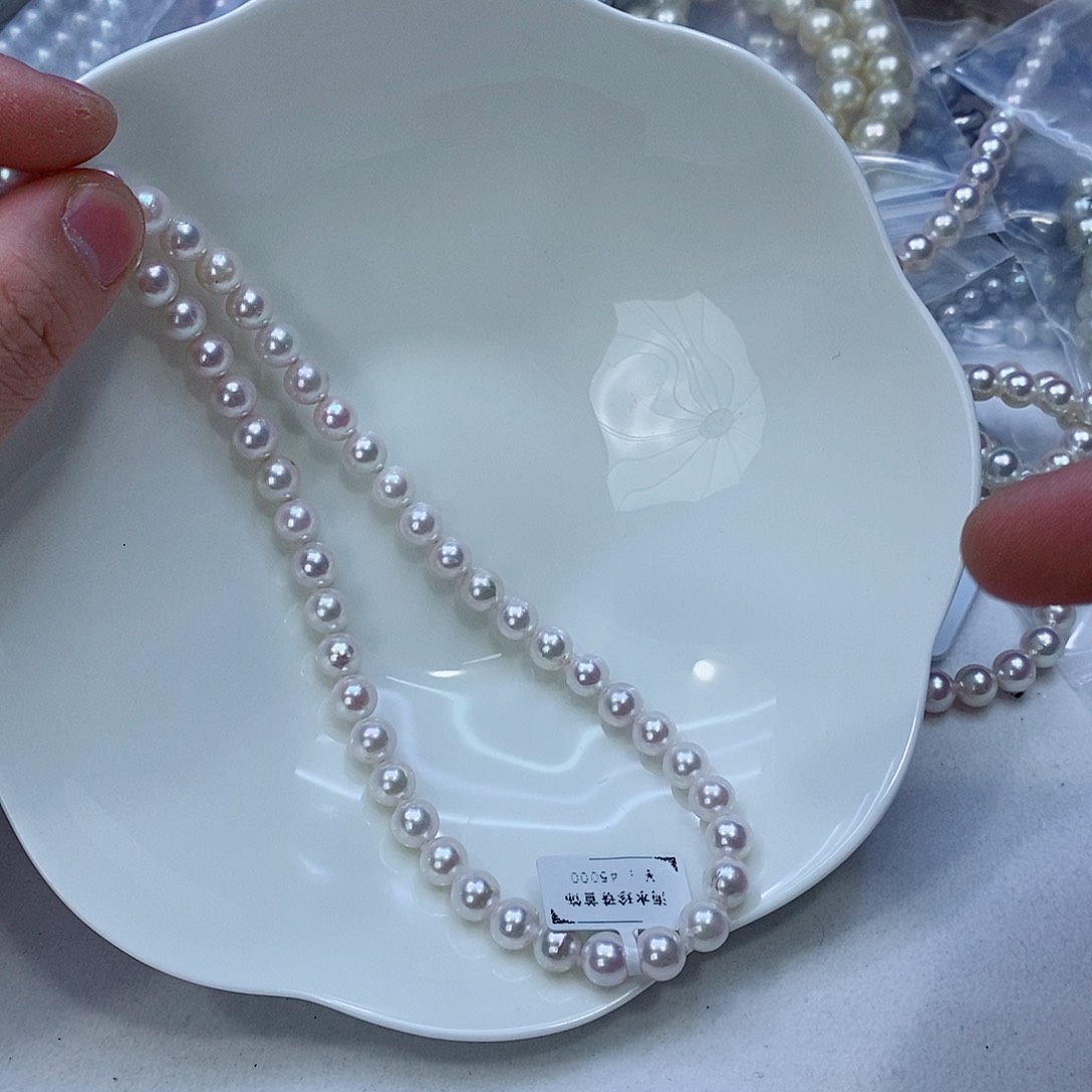 海水珍珠颈饰银S925镶嵌