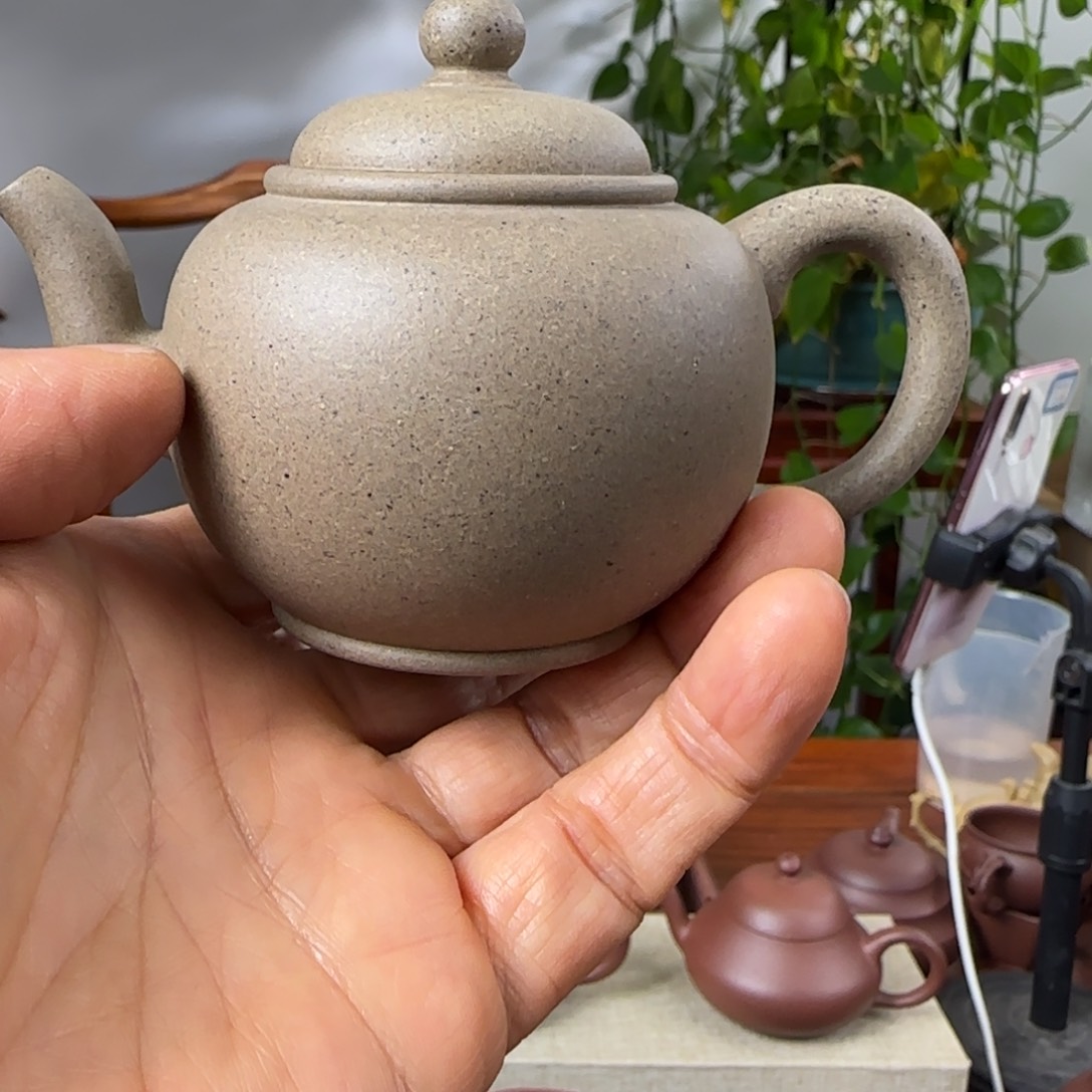 小***子茶壶紫砂段泥贡灯