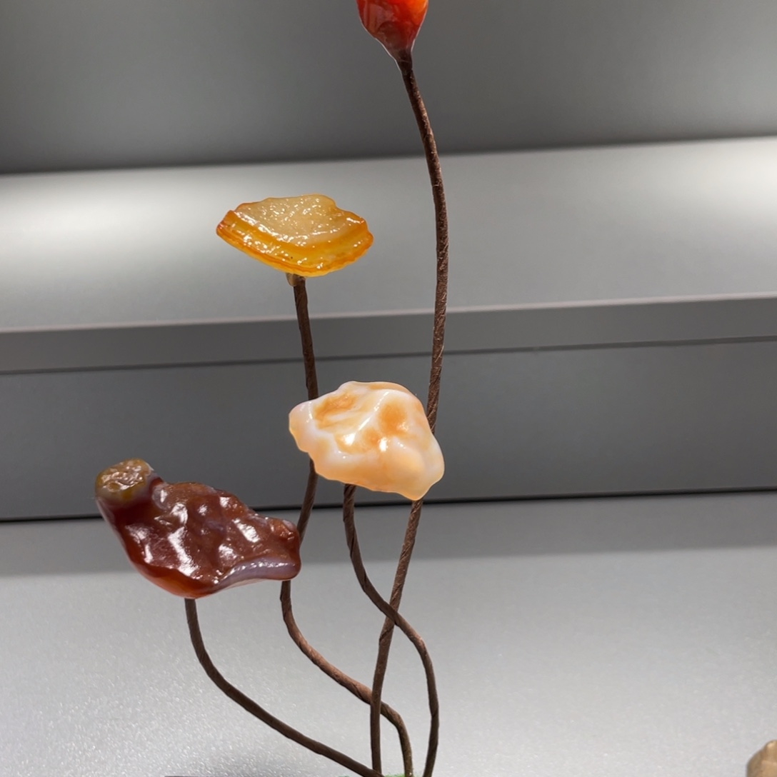 石材阿拉善荷花小品组合