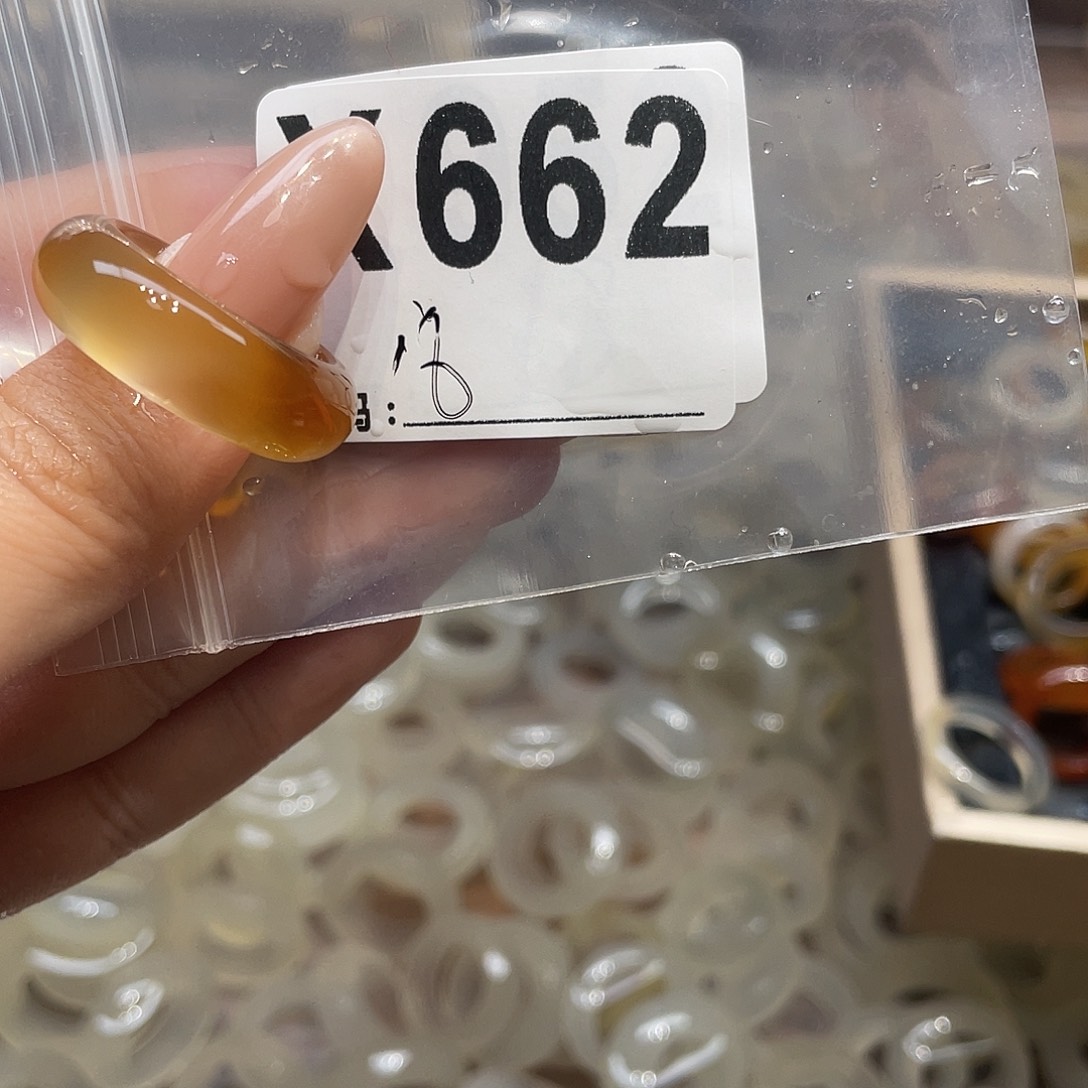 玛瑙/玉髓未镶嵌戒指662