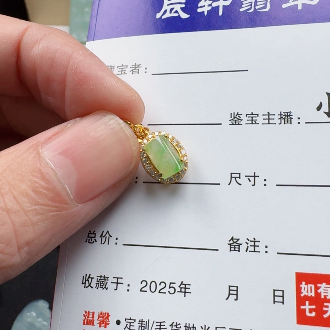 寶***️翡翠未镶嵌颈饰       12