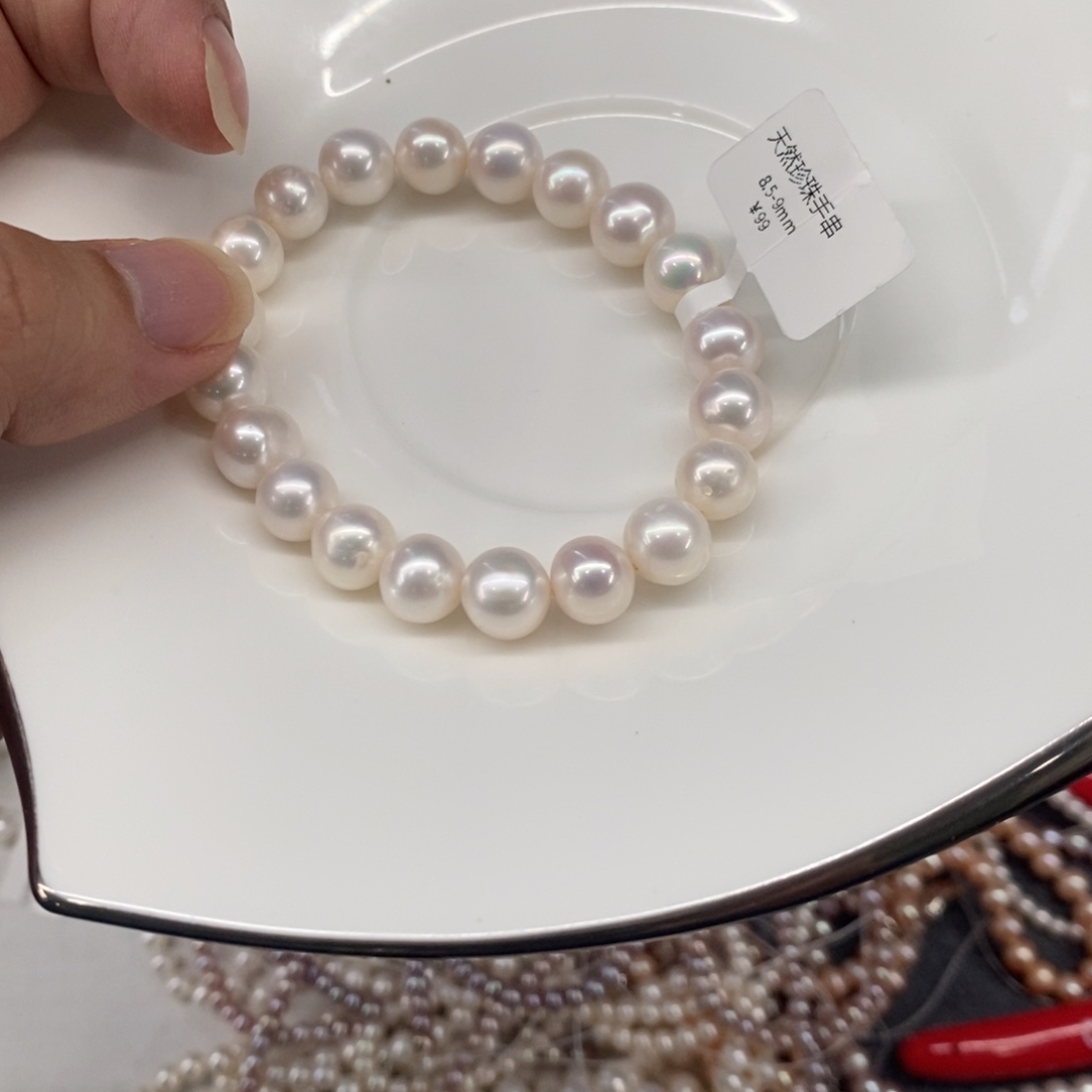 淡水珍珠手绳未镶嵌8.3-9.3
