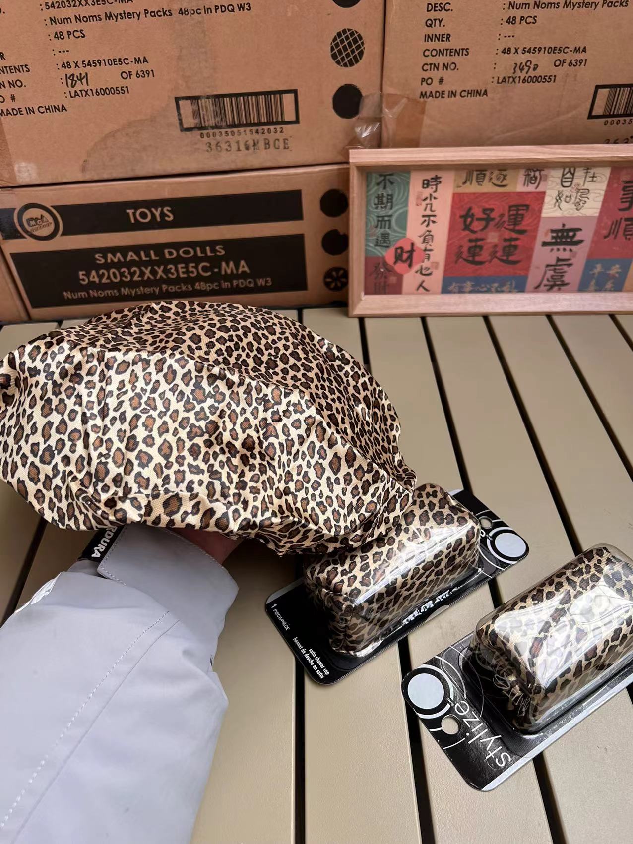 三条装！ 加大沐浴帽 内防水层洗澡加厚防油烟大扫除帽