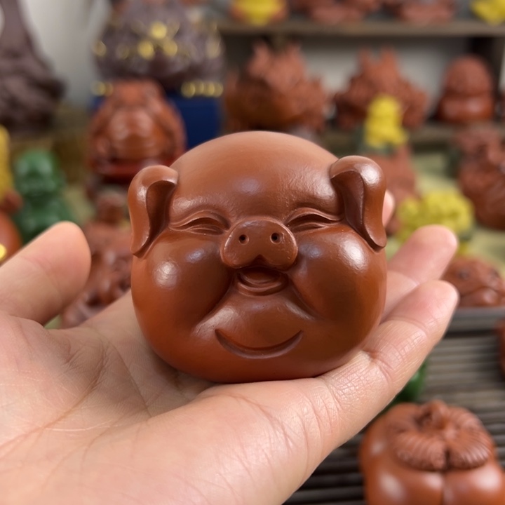 紫砂茶宠紫砂福猪