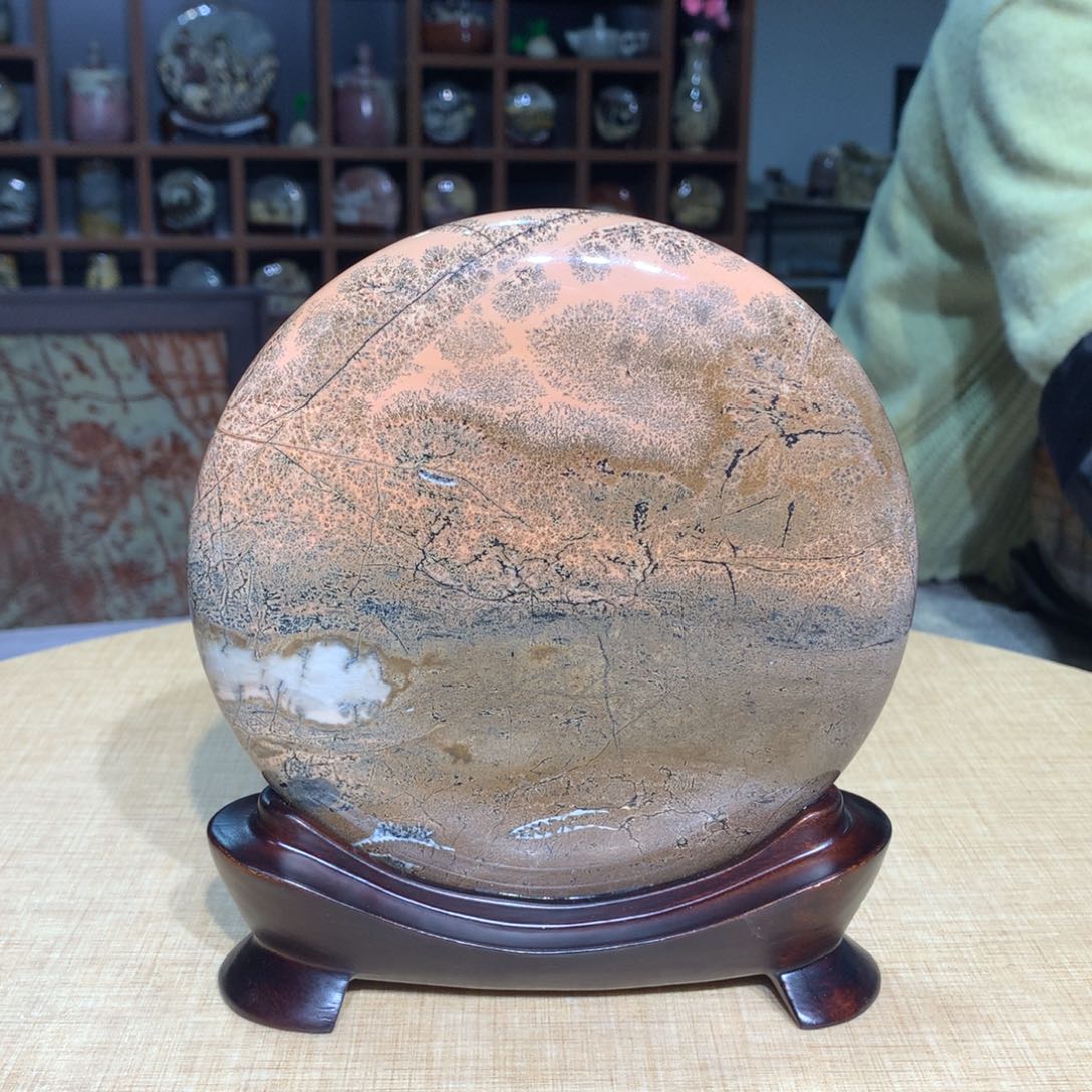 紫砂广西国画石，观赏