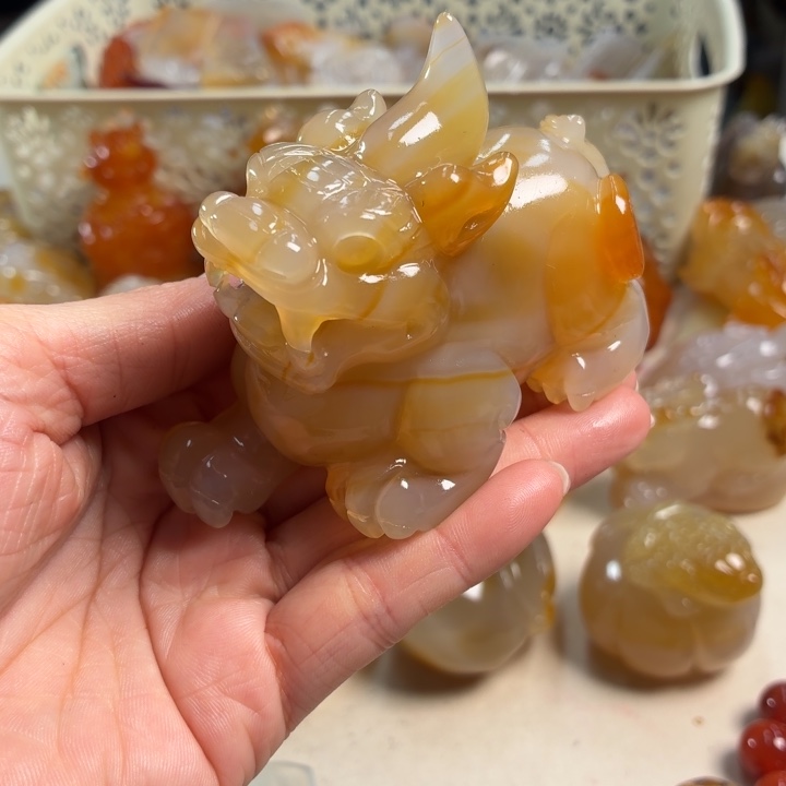 玛瑙/玉髓未镶嵌吊坠(不含链)