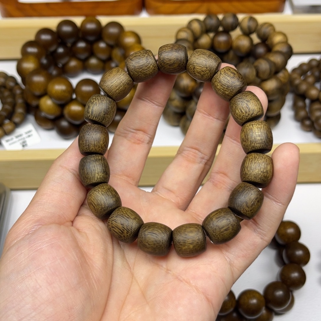 追***手串沉香越南芽庄白棋楠1.2