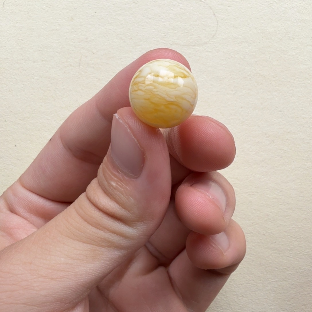 手链蜜蜡未镶嵌15+俄料漆白千层雪珠子