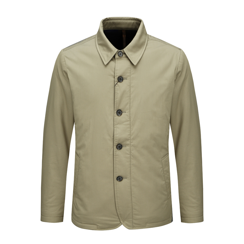 SL105仕东秋冬男式棉衣 棉直排扣休闲保暖防风棉服外套 时尚都市
