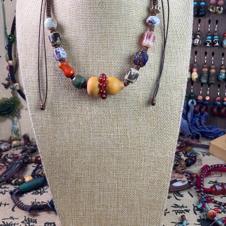 玛瑙/玉髓未镶嵌颈饰