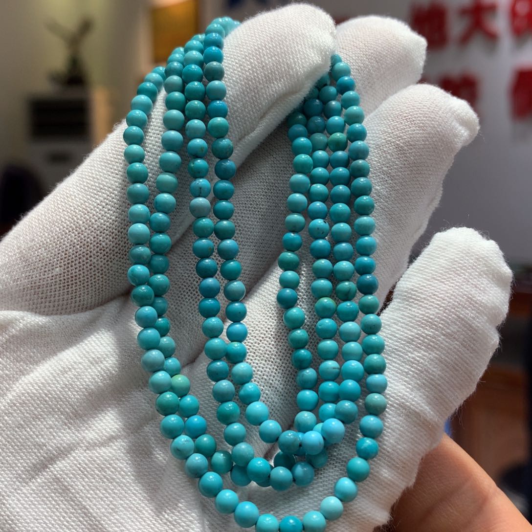 绿松石长链未镶嵌