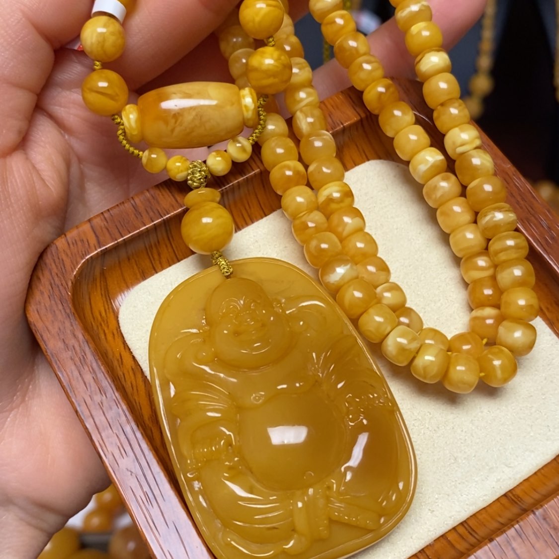 【闪购商品】蜜蜡颈饰未镶嵌项链
