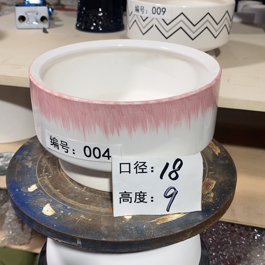 【闪购商品】陶瓷微瑕花盆-CCH004-1个小号